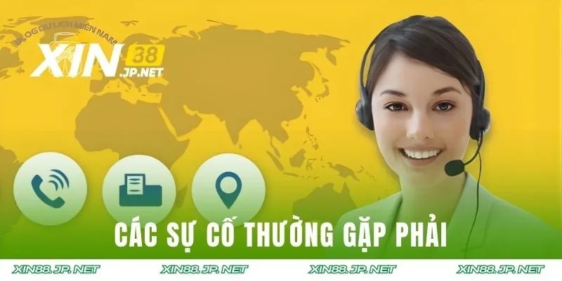 Các sự cố thường gặp phải